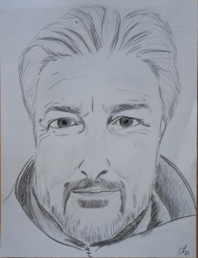 Portret Portrait Portret potlood op papier *Portrait pencil on paper*